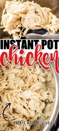 INSTANT POT SHREDDED CHICKEN BREAST