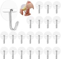 Amazon.com: 24 Pieces White Adhesive Hooks Hanging Wall Hooks Round Plastic Hooks Ceiling Utility Hooks Seamless Self Sticky Hook Stainless Hooks Hangers Waterproof Oil Proof for Kitchen Office (Ideal Style) : Home & Kitchen