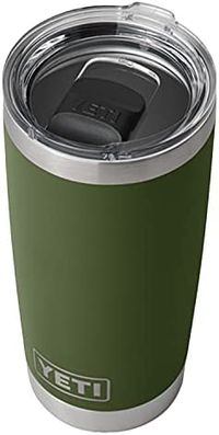 Amazon.com: YETI Rambler 20 oz Tumbler, Stainless Steel, Vacuum Insulated with MagSlider Lid, Highlands Olive : Home & Kitchen