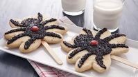 Black Widow Cookie Pops Recipe - BettyCrocker.com