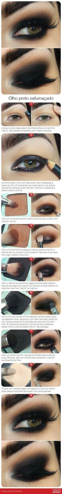 Dark Smokey Eye Makeup Tutorial Pictures, Photos, and Images for Facebook, Tumblr, Pinterest, and Twitter