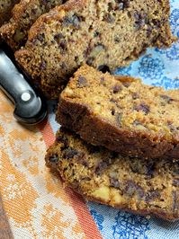 Date Nut Bread is moist, dense, and studded with dates and nuts. It's super easy to make and it's delicious!