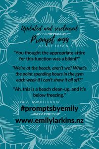 Fantastic updates of Emily's original writing prompts designed to get creative ideas flowing! #PromptsByEmily #WritingPrompts #WritingPrompt #StoryPrompts #WritingInspiration #Prompt #Prompts #StoryStarters #WritingInspiration #Prompt #Writing #CreativeWriting #CreativeWritingIdeas #EmilyLarkins #EmilyLarkinsAuthor #Preptober #AmWriting #WritersOfPinterest #ComedyPrompt #TeenPrompt #ActionPrompt