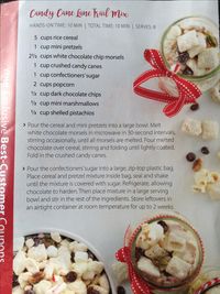 Candy cane lane trail mix