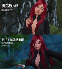 Hibiscus & Wild Hibiscus hair | megukiru on Patreon