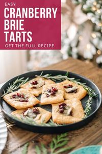 The combination of sweet and savoury make this cranberry brie tart delicious, look impressive, and so incredibly easy to make! Plus 2 secret ingredients take them to the next level.