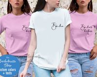 Bachelorette party Bridesmaid Tshirts by BacheloretteShopTee