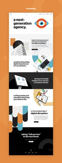 Marketing Agency Website on Behance