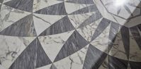 Luxury International Interior Architecture and Design project by Katharine Pooley. Beautiful marble floor detailing.