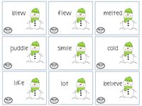 FREEBIE Artic cards for Sneezy the Snowman! From Bright Ideas: SLP.. Use as print recognition