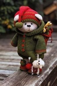 Feb 10, 2023 - Dec 17, 2022 - Check out Amigurumi Christmas Outfit, knitting models and examples now and start making. Free amigurumi patterns for you.