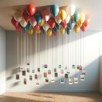 DIY Balloon Decoration Kit, Polaroid Photo Prints With Balloons, Photo Prints, Balloon With Photos, Balloon With Pictures, Decoration - Etsy