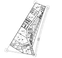 Residential house site plan and gross floor area cad drawing details dwg file - Cadbull