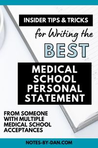 Ace your medical school application process with our insider tips for crafting the best personal statement. Discover how to articulate your medical school motivation, answer the critical "why do you want to be a doctor" question, and stand out as a pre-med student. Dive into valuable advice tailored for pre-med motivation and gain insights into medical school life. Click now to unlock the secrets to a compelling personal statement and boost your chances of getting into medical school!