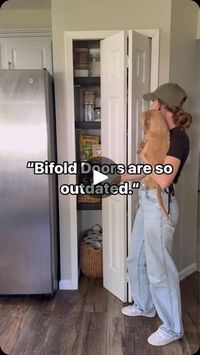 372K views · 96K reactions | It’s time to say GOODBYE to all the bifold doors in my house now! 🥹🚪
This project gives the perfect modern + unique look to any pantry! You can do it too!✨

Comment SEND & I’ll DM you the link of supplies and tools I used! | Hannah Way | The Cardigans · Lovefool