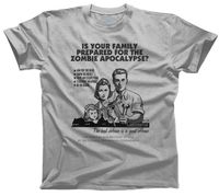 Designed in the style of propaganda posters of the 1950s, this funny zombie tshirt lets everyone know that you're ready for Z-Day! Whether you're searching for the best zombie humor shirt, horror movie lovers gift, zombie fan gift, or hilarious geeky shirt, this motivational nerdy zombie tee is bound to get some attention! #Zdayshirt #funnyzombieshirt #1950spropagandaposterstyle #walkingdeadfantee