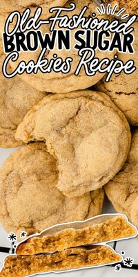 Soft, sweet, chewy brown sugar cookies – the ultimate treat for any cookie lover! Brown sugar gives these delicious homemade cookies an irresistible flavor; it’s no wonder they have become one of the most popular treats around. #BrownSugarCookies #ChewyDelights #SoftBakedGoodness #CaramelFlavor