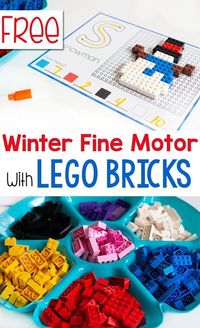 Check out these Winter Fine Motor LEGO Mats from Life Over C's! These LEGO Mats have so many activities to help your little ones improve their fine motor skills. Grab this LEGO freebie for your kids now!