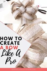 How To Make A Bow Just Like A Pro | Hometalk