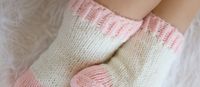 Cozy Slipper Socks Knitting Pattern