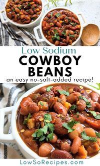 Low Sodium Cowboy Beans