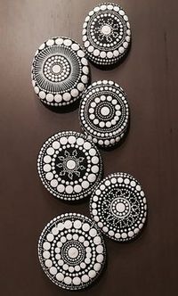 made to order mandala stones by DotsOfPaintCreations on Etsy