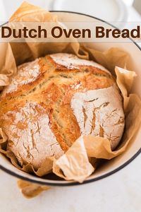 This Dutch oven bread is my simplest bread recipe to bake at home. With no kneading required, no starter to make, no mixer, and no special skills needed, you'll soon be making it daily. via @cmpollak1