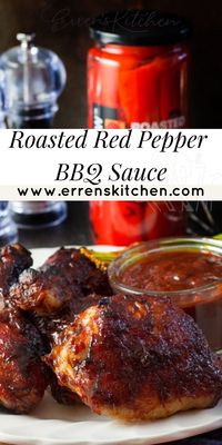 Get sizzling on your grill with this mouthwatering recipe Homemade Roasted Red Pepper BBQ Barbecue Sauce. Ready in minutes!