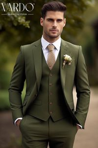 >>ORIGINAL ARTWORK AND CONTENT, PLEASE DO NOT COPY<< Men Suits, Suits For Man, Men's Khaki Green Three Piece Suit - Stylish Formal Attire for Any Occasion, Formal Attire for Men, Formal piece Wedding Suit, Double Breasted, Formal Fashion Slim Fit Suit. Description: Elevate your style with our exquisite men's khaki green three-piece suit. This sophisticated ensemble is meticulously crafted to make you stand out at any formal event. Crafted from premium materials, this suit offers both comfort and timeless elegance. 👔 Key Features: 💼 Three pieces: Jacket, Vest, and Pants. 🍀 Stylish khaki green color. ✂️ Tailored for the perfect fit. 🌟 Ideal for weddings, parties, and business events. 🌱 High-quality fabric for all-day comfort. Whether you're attending a wedding, a gala, or a business mee