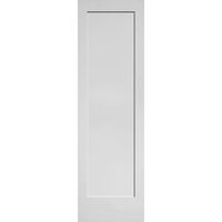 Deliver some disparate beauteousness to your room in the home with Masonite MDF Series 1 Panel No Bore Solid Core White Primed Composite Interior Door Slab.