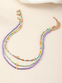 Multicolor  Collar  Glass   Embellished   Women Fashion Jewelry