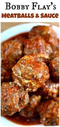 Bobby Flay's meatball (and sauce) recipe is a perfect combination of ingredients and flavors, this will be your new go-to meatball recipe!