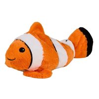 This Warmies Clown Fish can help keep you warm on a winter's day, simply warm for 90 seconds in any microwave up to 1000W. 

This soft cuddly Clown Fish character from Warmies is suitable for all ages.