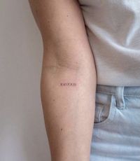 121 Minimalist Tattoo Ideas For First-Timers Fonts for tattoos #fontsfortattoos tattoo #tattoo tattoos #tattoos fonts #fonts font #font 9.642