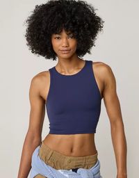 OFFLINE By Aerie Real Me Xtra High Neck Sports Bra