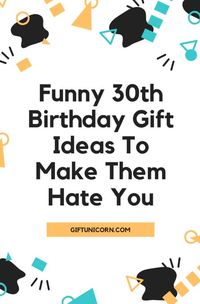 If they’re leaving their 20s behind, they’ll need a gift to mark the occasion. Why don’t you make it a funny one? Buying a funny gift is much harder than it sounds, and this is especially true for age-related gifts. Celebrate their slow descent into senior citizenship with these funny 30th birthday gift ideas! #funnygifts #funnygiftideas #birthdaygifts #30thbirtday #30