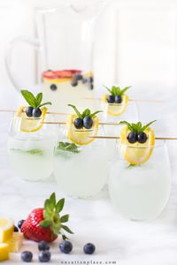 This mint lemonade recipe is a refreshing and simple drink that mixes up in minutes, has just a few ingredients, and tastes amazing. This is a zero calorie sparkling mint lemonade!