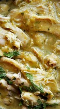 Easy Pressure Cooker Green Chili with Chicken