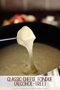 This is our family’s favorite classic cheese fondue recipe! Ooey, gooey, creamy and totally cheesy. Bring back fondue night with this simple recipe!