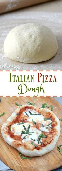 A traditional Italian Pizza Dough recipe using Tipo 00 Pizzeria Flour for a light and airy crust with a crispy exterior for the ultimate pizza experience | cookingwithcurls.com