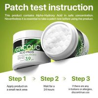 Brighten and tone your complexion with alpha hydroxy acid face glycolic pads; our glycolic acid peel acts as an all-in-1 face exfoliator, dark spot corrector, blackhead removal and wrinkle serum for timeless beauty at any age 5% concentration of glycolic acid provides a gentle and effective face care; it loosens dead skin cells to unclog pores without the need to scrub