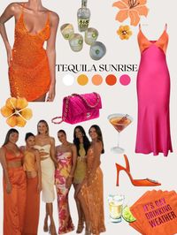 Tequila sunrise bachelorette theme