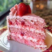 Homemade Strawberry Cake | InesKohl Kitchen