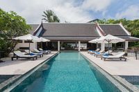 Boasting a dazzling 12-metre infinity pool which easily blends with the green sea beyond, this villa represents luxurious outdoor living at its very best.