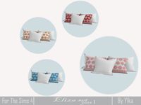 The Sims Resource - [SJB] Eliza set part I five pillows for the bed by Ylka