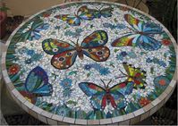 Butterflies Mosaic Table