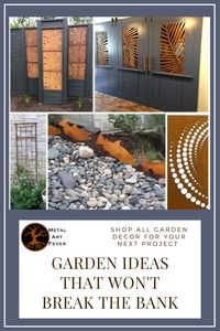 Garden Decor that is easy to install and easy on your wallet