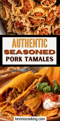 Authentic Seasoned Pork Tamales with fluffy masa, slow-simmered pork, and a robust red chile sauce, all wrapped up in a tender corn husk, these tamales are nothing short of a masterpiece. It’s a great option for parties and large get-togethers. These pork tamales are inspired by one of the most beloved dishes in Mexican and Central American cuisine. In tamales rojo, the masa is infused with the spicy red pork rojo sauce and topped with tender shreds of the meat, giving it a rich, savory flavor.