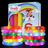 Amazon.com: Lights up Toys Pop Fidget Tubes, Pop Tubes Fidget Party Favors for Kids Goodie Bags, Glow Sticks Party Pack, Bulk Sensory Toys, Glow in The Dark Party Supplies, Returns Gift Favor Bags (12) : Toys & Games