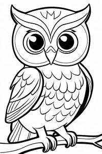 "Explore 10 enchanting owl coloring pages! Perfect for young nature lovers, these pages feature a variety of wise and whimsical owls to color."